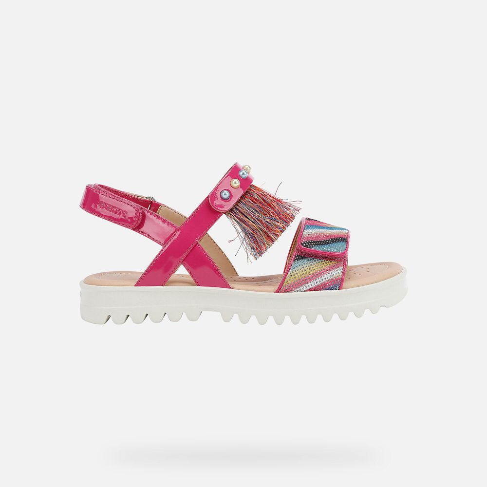 Sandalias Geox Menina Rosa - Coralie - ASPBV6305